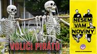 Proč nosí Piráti na tiskovky kostry a jak je tam vůbec dostali